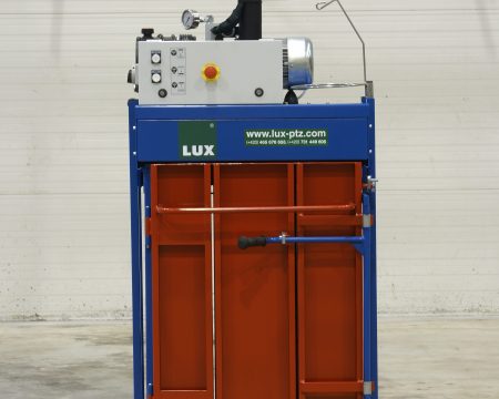 lis na odpad L3-VK od LUX-PTZ červeno-modrý