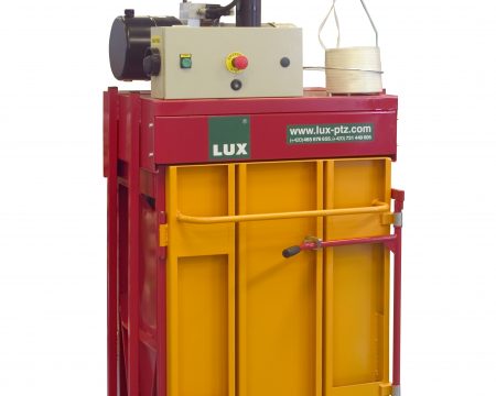 lis na odpad L3-VK od LUX-PTZ oranžovo-červený